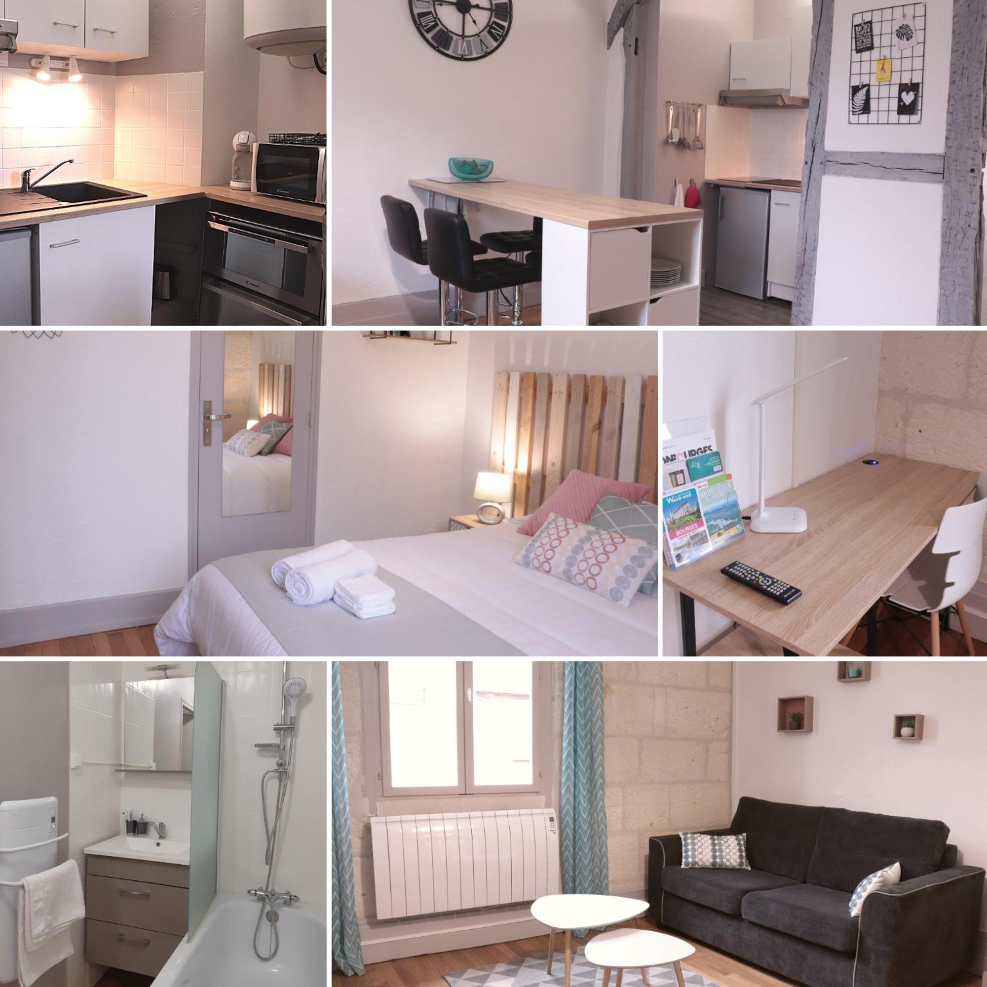 Le Vaillant, Appartement T2, Proche Gare, Hyper-Centre Et Marais, 1 A 2 Personnes, Wifi Bourges Exteriér fotografie